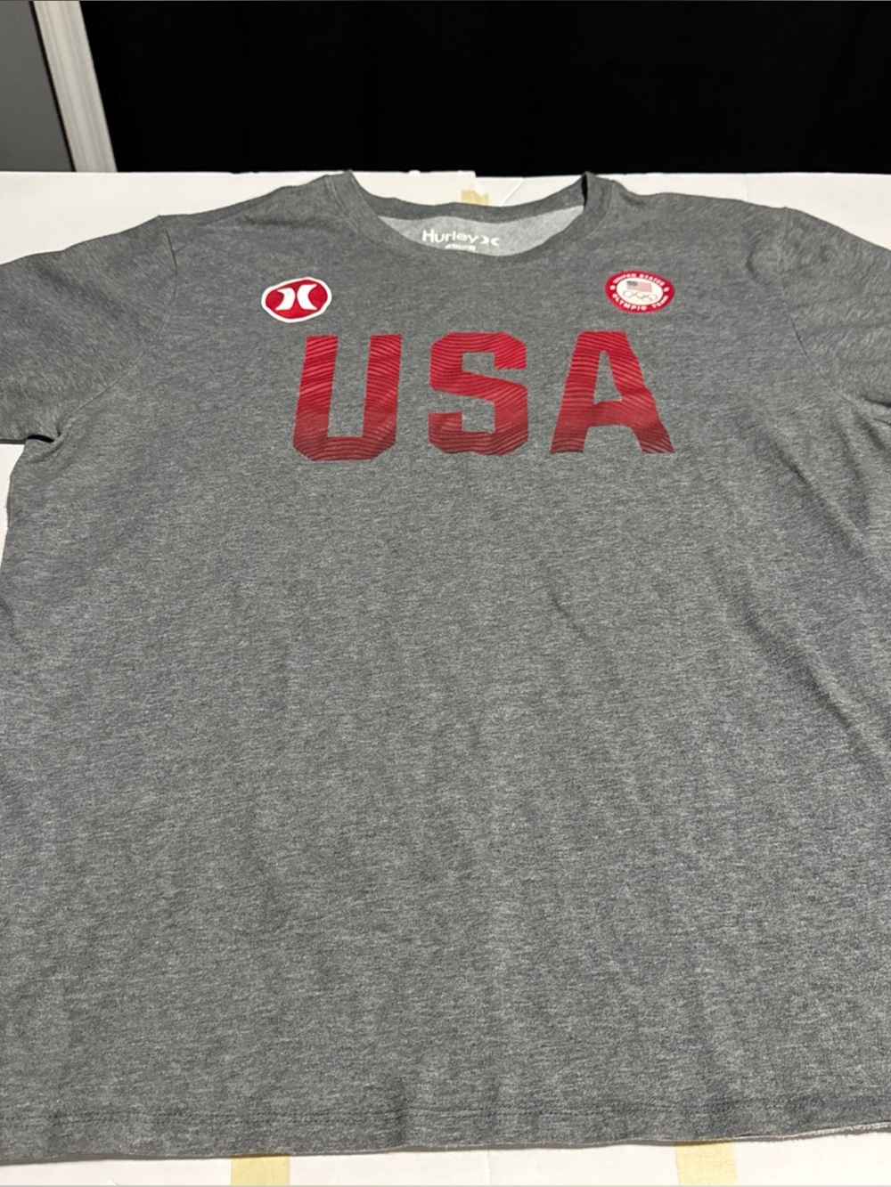 NWT Hurley with Nike Dri-Fit USA Olympic Team Tee T Shirt Short Sleeve XL